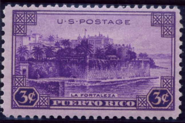 Scott 801 3 Cent Stamp La Fortaleza Puerto Rico