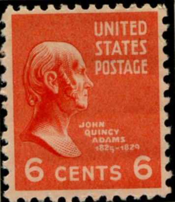 Scott 811 6 Cent Stamp John Quincy Adams