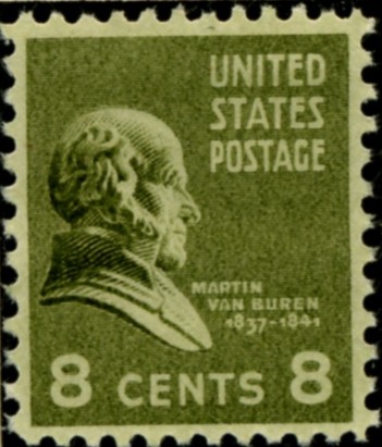 Scott 813 8 Cent Stamp Martin Van Buren