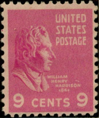 Scott 814 9 Cent Stamp William Henry Harrison