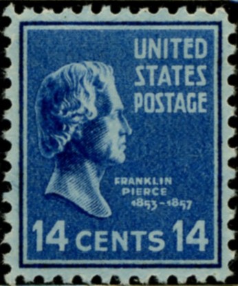 Scott 819 14 Cent Stamp Franklin Pierce