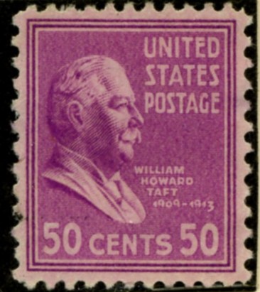 Scott 831 50 Cent Stamp William Howard Taft