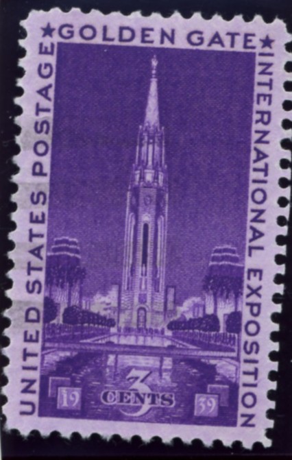 Scott 852 3 Cent Stamp Golden State Exposition