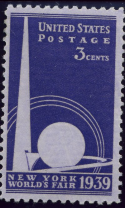Scott 853 3 Cent Stamp New York World's Fair