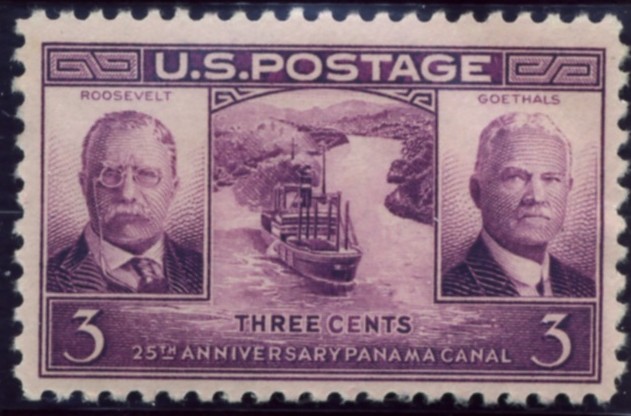 Scott 856 3 Cent Stamp Panama Canal