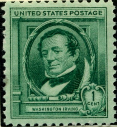 Scott 859 1 Cent Stamp Washington Irving