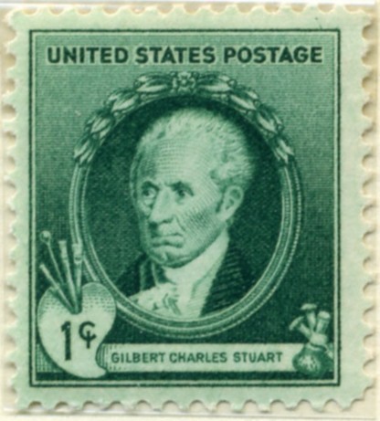 Scott 884 1 Cent Stamp Gilbert Charles Stuart