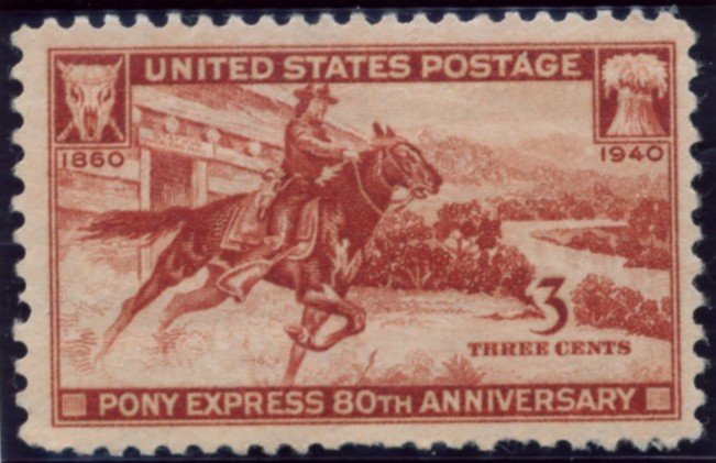 Scott 894 3 Cent Stamp Pony Express