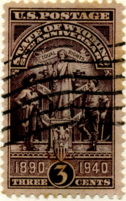 Scott 897 3 Cent Stamp Wyoming Statehood a