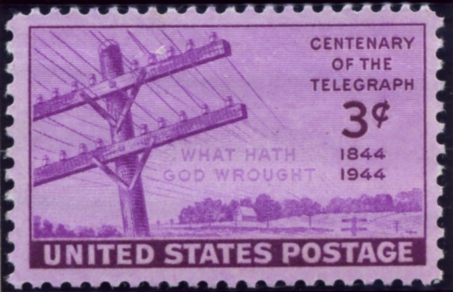 Scott 924 3 Cent Stamp Telegraph Centenary