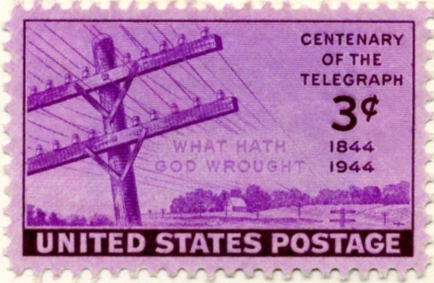 Scott 924 3 Cent Stamp Telegraph Centenary a