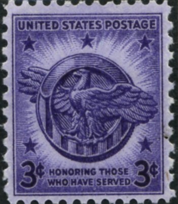 Scott 940 3 Cent Stamp Discharge Emblem