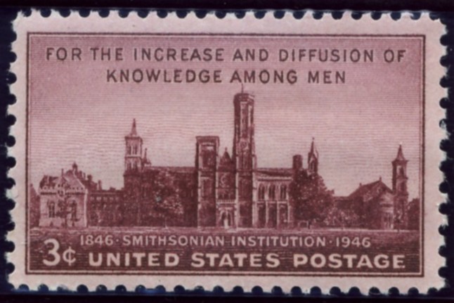 Scott 943 3 Cent Stamp Smithsonian Institution Centennial