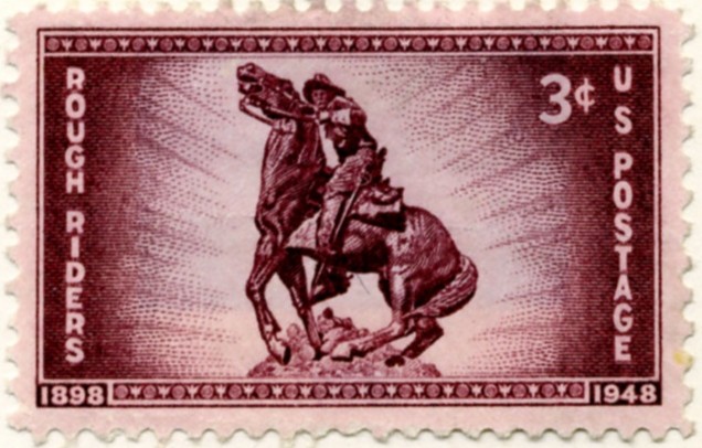 Scott 973 3 Cent Stamp Rough Riders #a