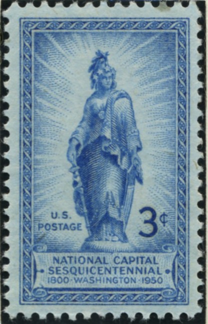 Scott 989 3 Cent Stamp Capitol Dome Statue