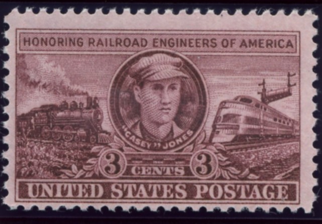 Scott 993 3 Cent Stamp Railroad Engineer Casey Jones