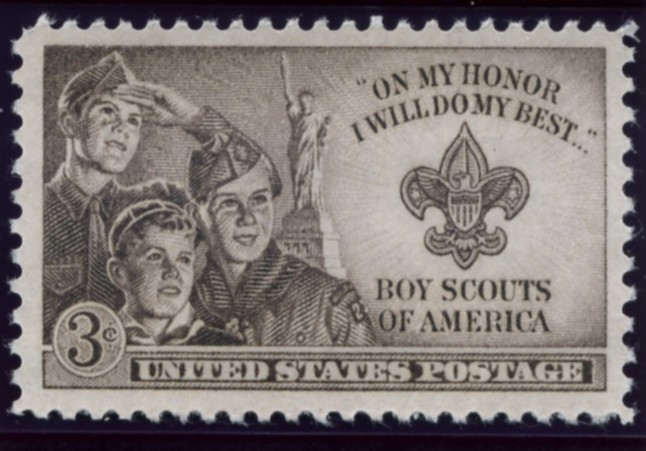 Scott 995 3 Cent Stamp Boy Scouts