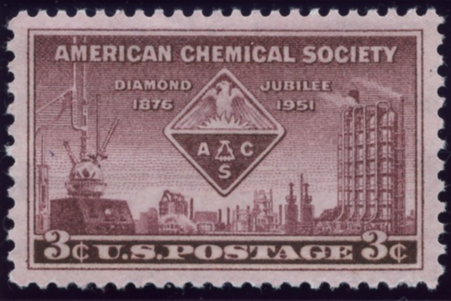 Scott 1002 3 Cent Stamp American Chemical Society