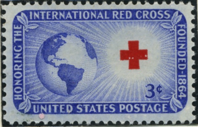 Scott 1016 3 Cent Stamp International Red Cross