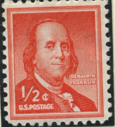 Scott 1030 1/2 Cent Stamp Benjamin Franklin