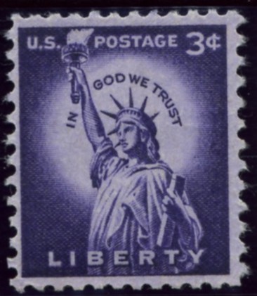 Scott 1035 3 Cent Stamp Statue of Liberty
