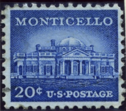 Scott 1047 20 Cent Stamp Monticello