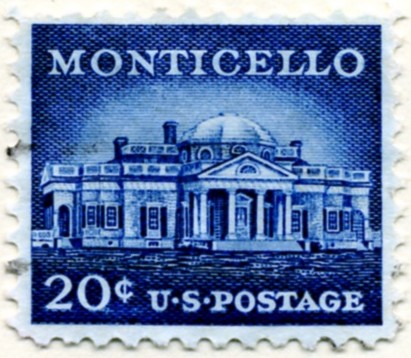 Scott 1047 20 Cent Stamp Monticello a