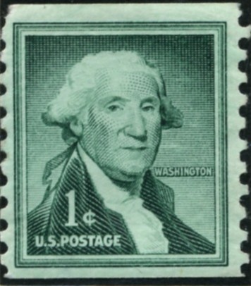 Scott 1054 1 Cent Stamp George Washington coil stamp