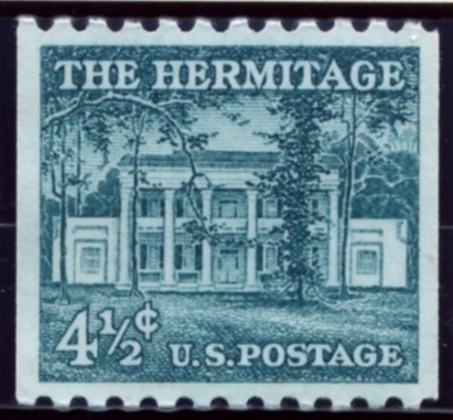 Scott 1059 4 1/2 Cent Stamp The Hermitage coil stamp