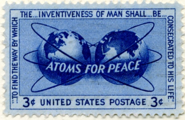 Scott 1070 3 Cent Stamp Atoms For Peace a