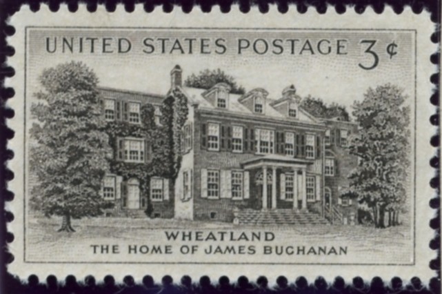 Scott 1081 3 Cent Stamp Wheatland Home of James Buchanan