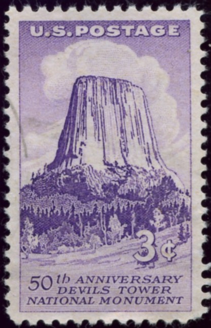 Scott 1084 3 Cent Stamp Devil's Tower