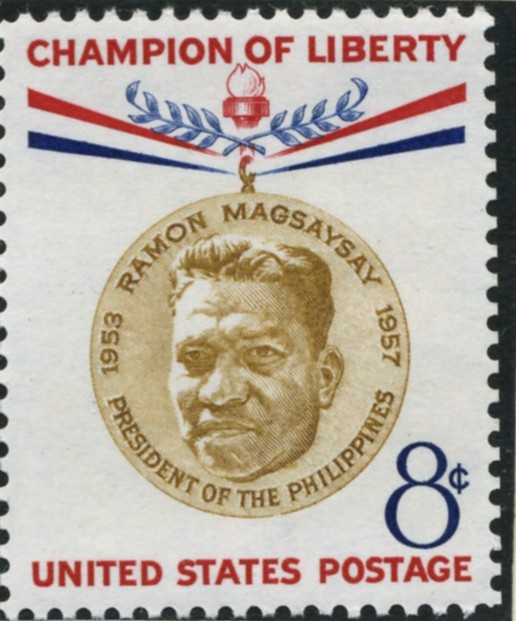 Scott 1096 8 Cent Stamp Ramon Magsaysay
