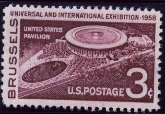 Scott 1104 3 Cent Stamp Brussels Exhibition