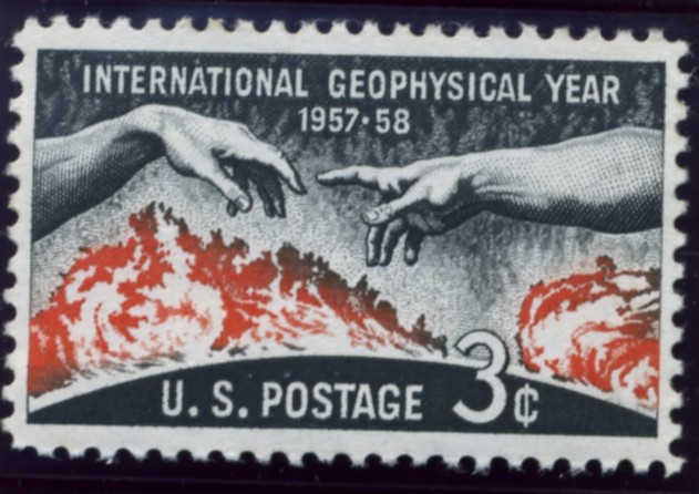 Scott 1107 3 Cent Stamp International Geophysical Year