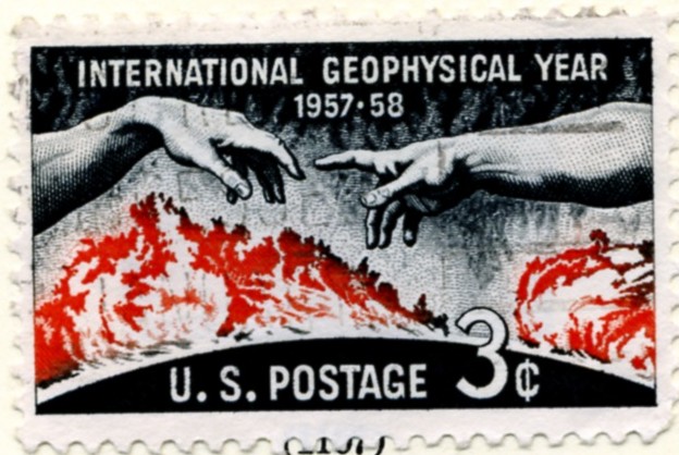 Scott 1107 3 Cent Stamp International Geophysical Year a