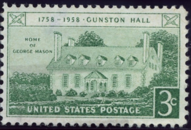 Scott 1108 3 Cent Stamp Gunston Hall Home of George Mason