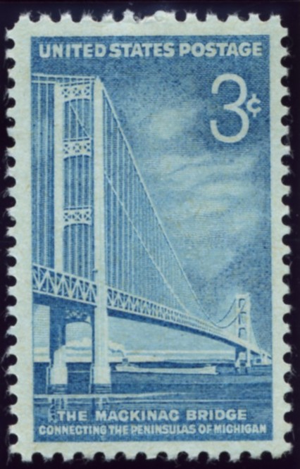 Scott 1109 3 Cent Stamp Mackinac Bridge