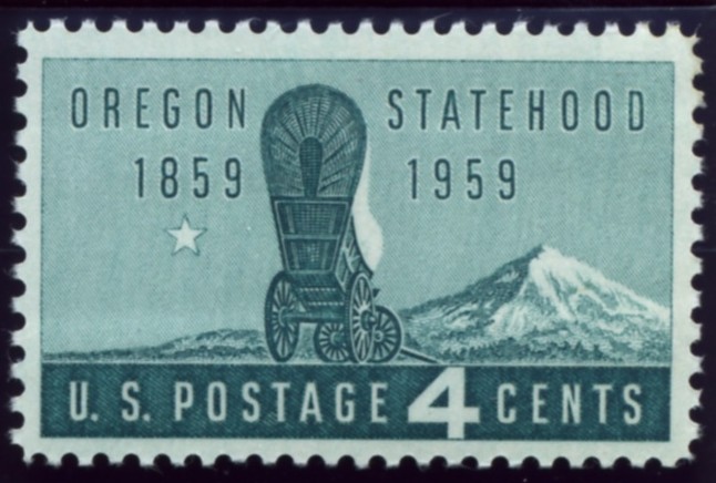 Scott 1124 4 Cent Stamp Oregon Statehood Centennial