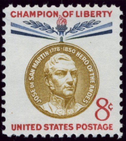 Scott 1126 8 Cent Stamp Jose De San Martin