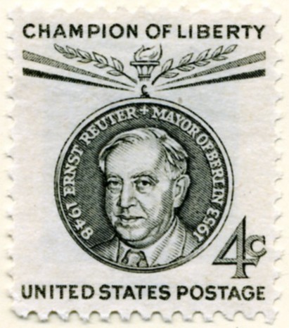 Scott 1136 4 Cent Stamp Ernst Reuter a