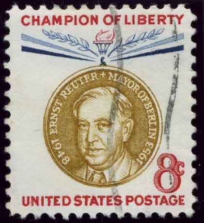 Scott 1137 8 Cent Stamp Ernst Reuter