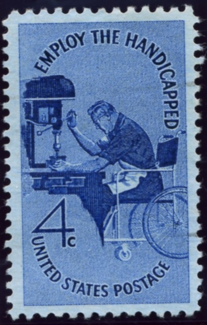 Scott 1155 4 Cent Stamp Employ The Handicapped