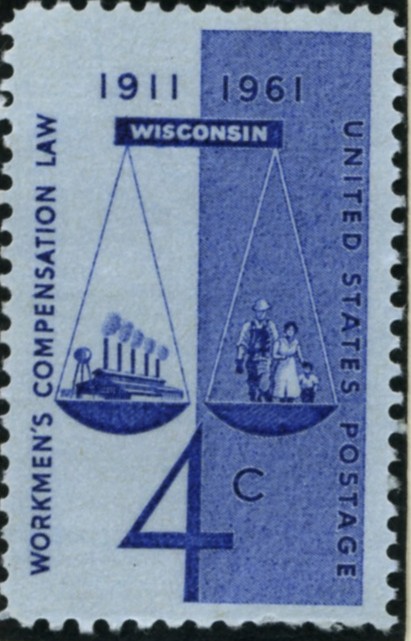 Scott 1186 4 Cent Stamp Workmen's Compensation