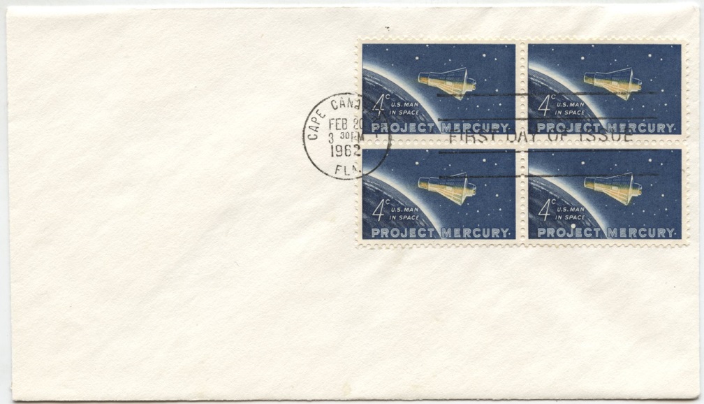 Scott 1193 4 Cent Stamp Project Mercury First Day Cover