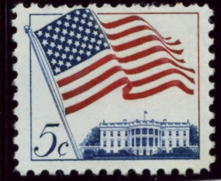 Scott 1208 5 Cent Stamp U S Flag Definitive