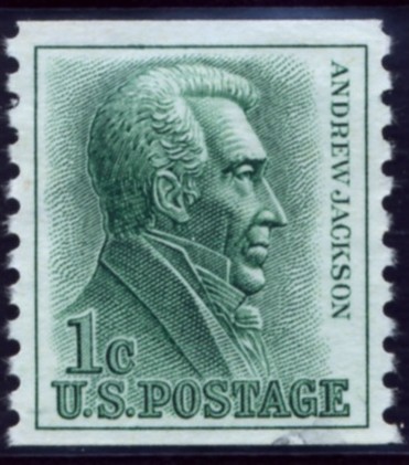 Scott 1225 1 Cent Stamp Andrew Jackson Coil Stamp