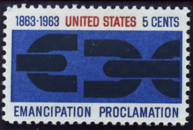 Scott 1233 5 Cent Stamp Emancipation Proclamation