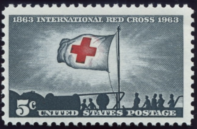 Scott 1239 5 Cent Stamp International Red Cross