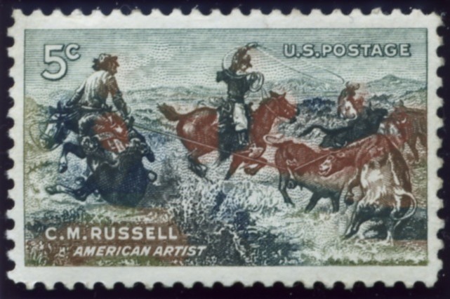 Scott 1243 5 Cent Stamp Charles M Russell